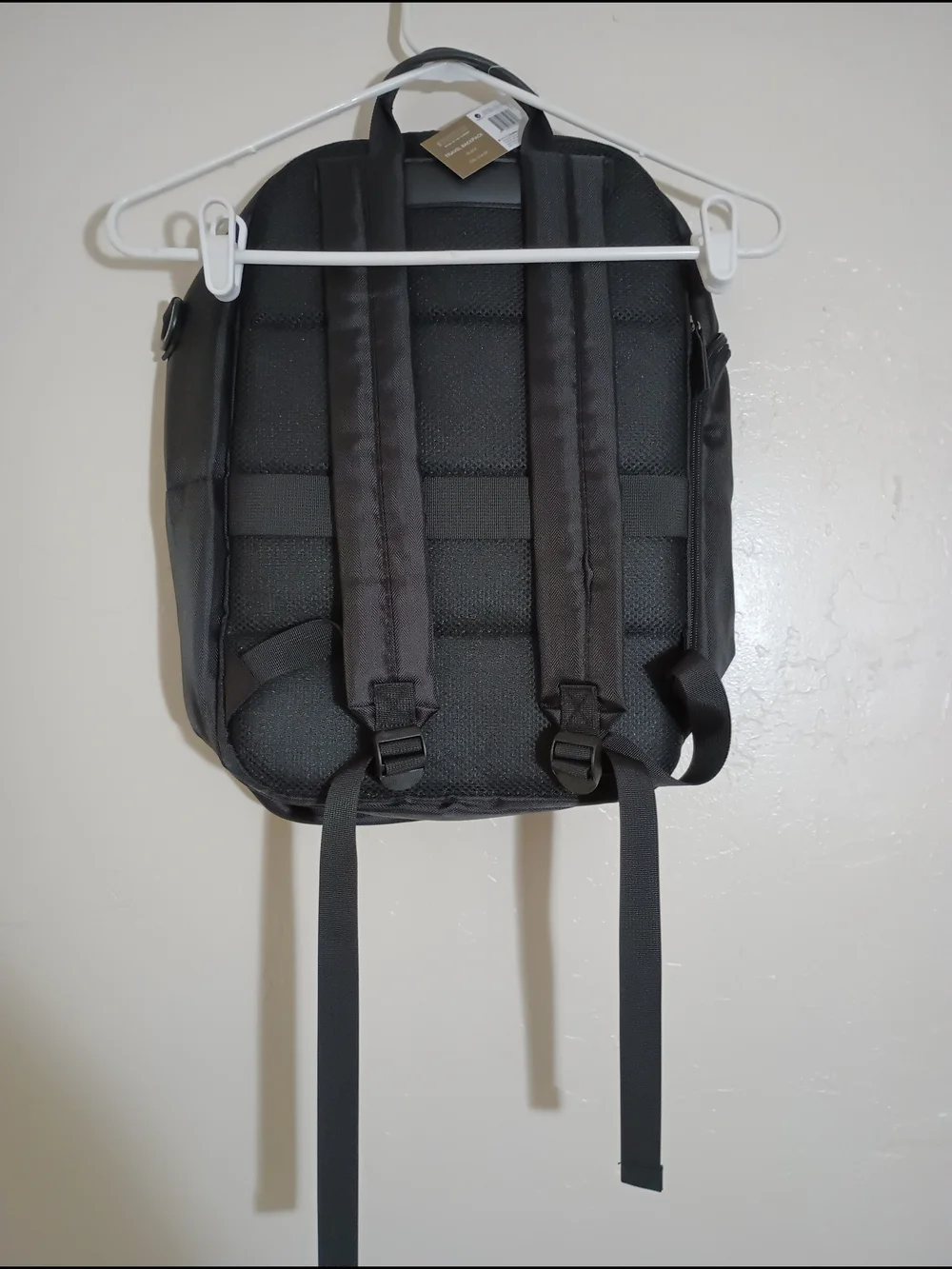 Source Unknown Black Men's Travel Backpack